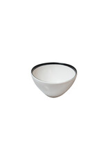 Stylepoint Eclipse kom , wit met zwarte rand, 15cm, 800ml