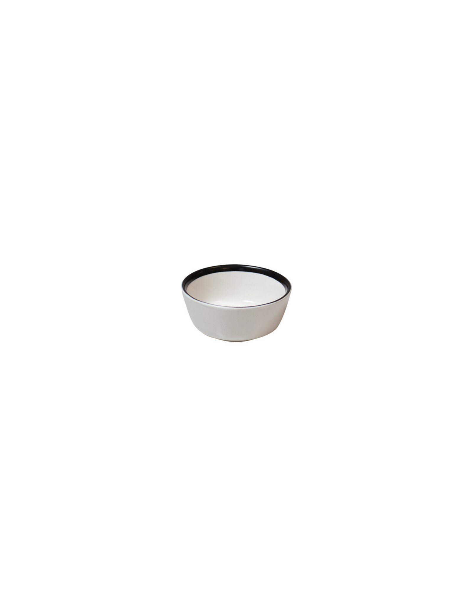 Stylepoint Eclipse sauskom, wit met zwarte rand, 6cm, 85ml