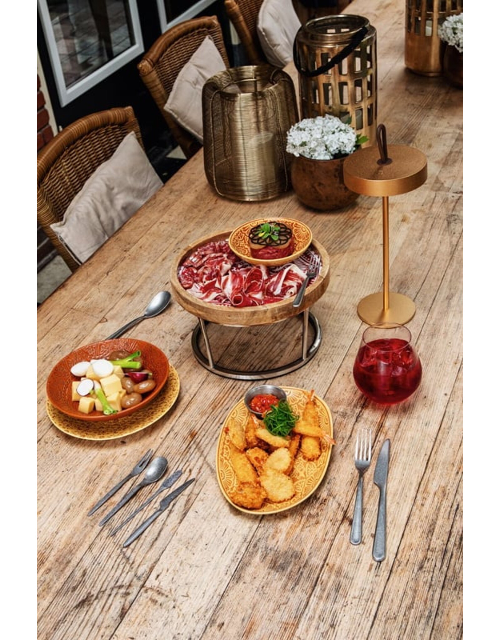Stylepoint Barcelona Ovaal bord bruin, 25.5x16.5cm