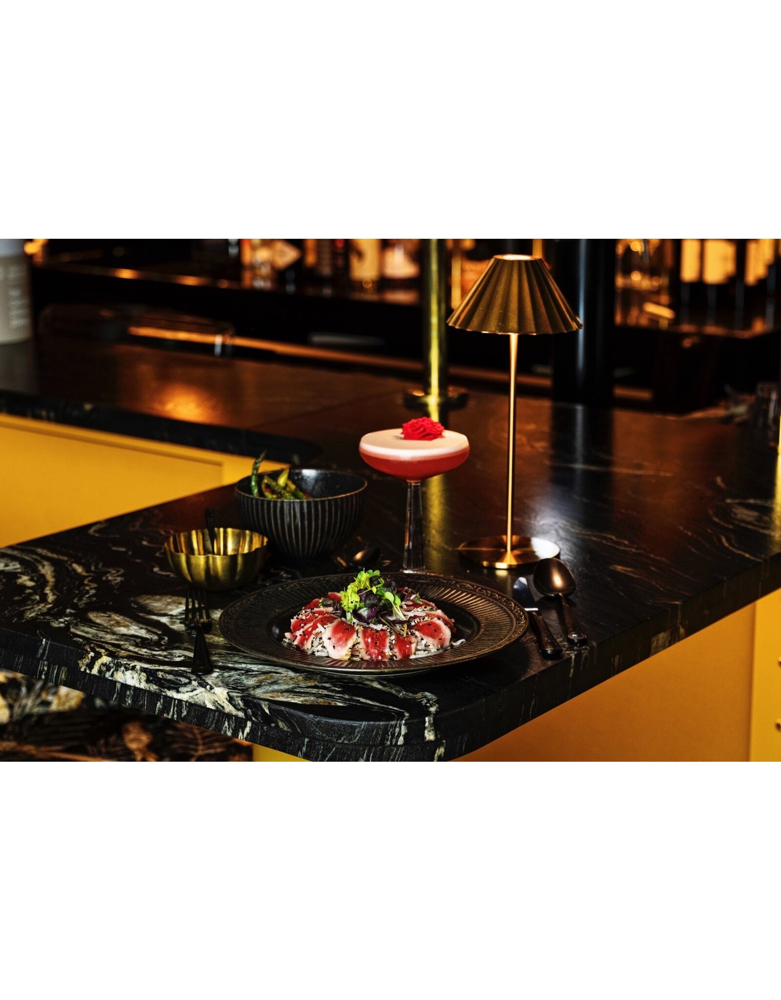 Stylepoint Dusk Diep rond zwart bord, 24cm