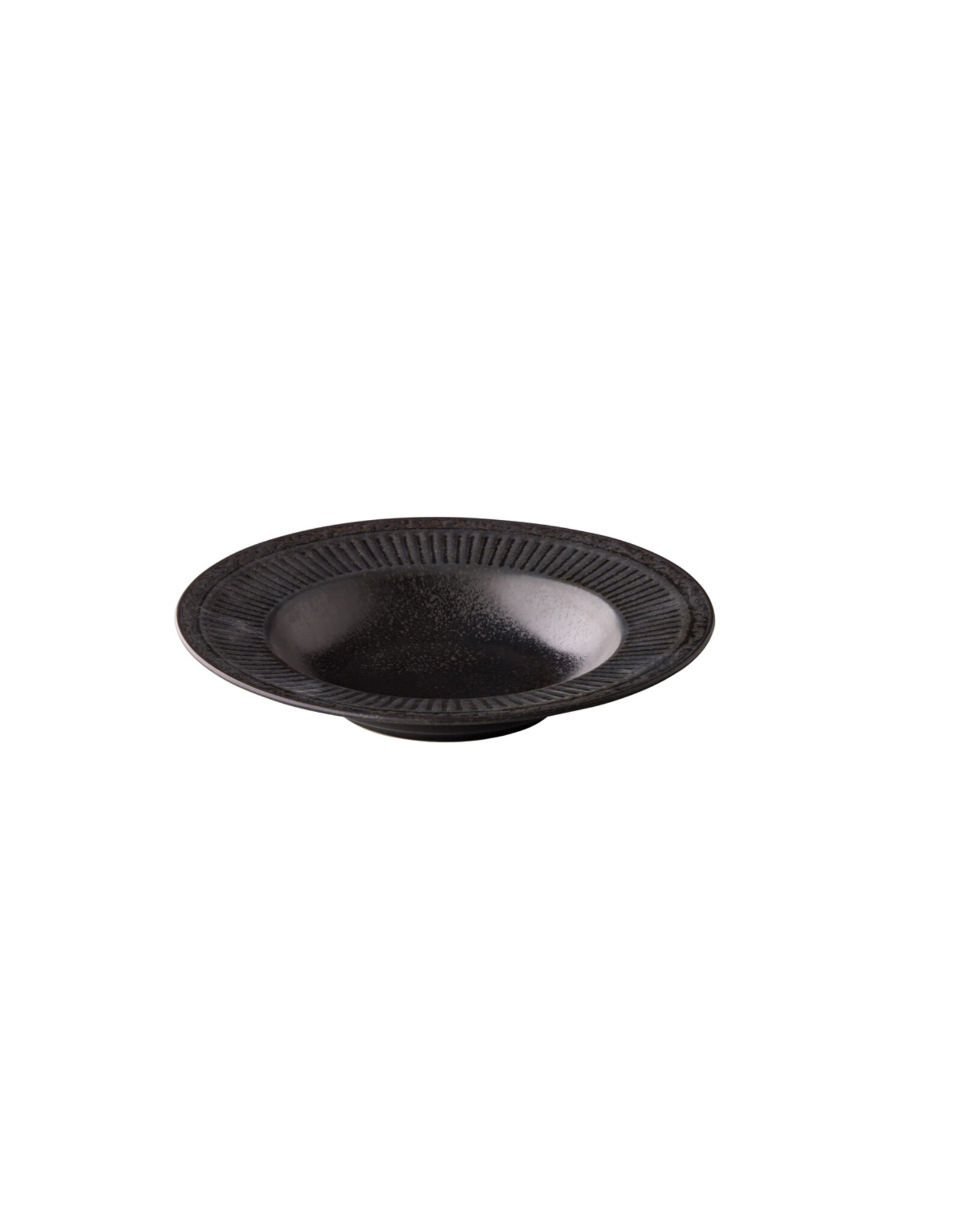 Stylepoint Dusk Diep rond zwart bord, 24cm