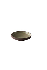 Stylepoint Forest round plate on a base with natural tones, 12.5cm