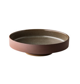 Stylepoint Forest bowl on a base with natural tones, 30x8cm, 4000ml