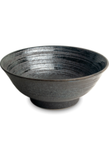 EDO Japan Ramen Bowl / Kom 22cm H9cm Uzu Black, Japan