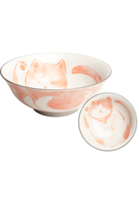 EDO Japan Kawaii Kom Neko Nishiki, porselein, 19x7,5cm, Japans