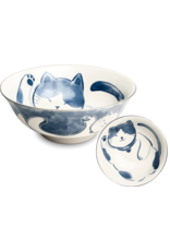 EDO Japan Kawaii Kom Neko Nishiki, porselein, 19x7,5cm, Japans