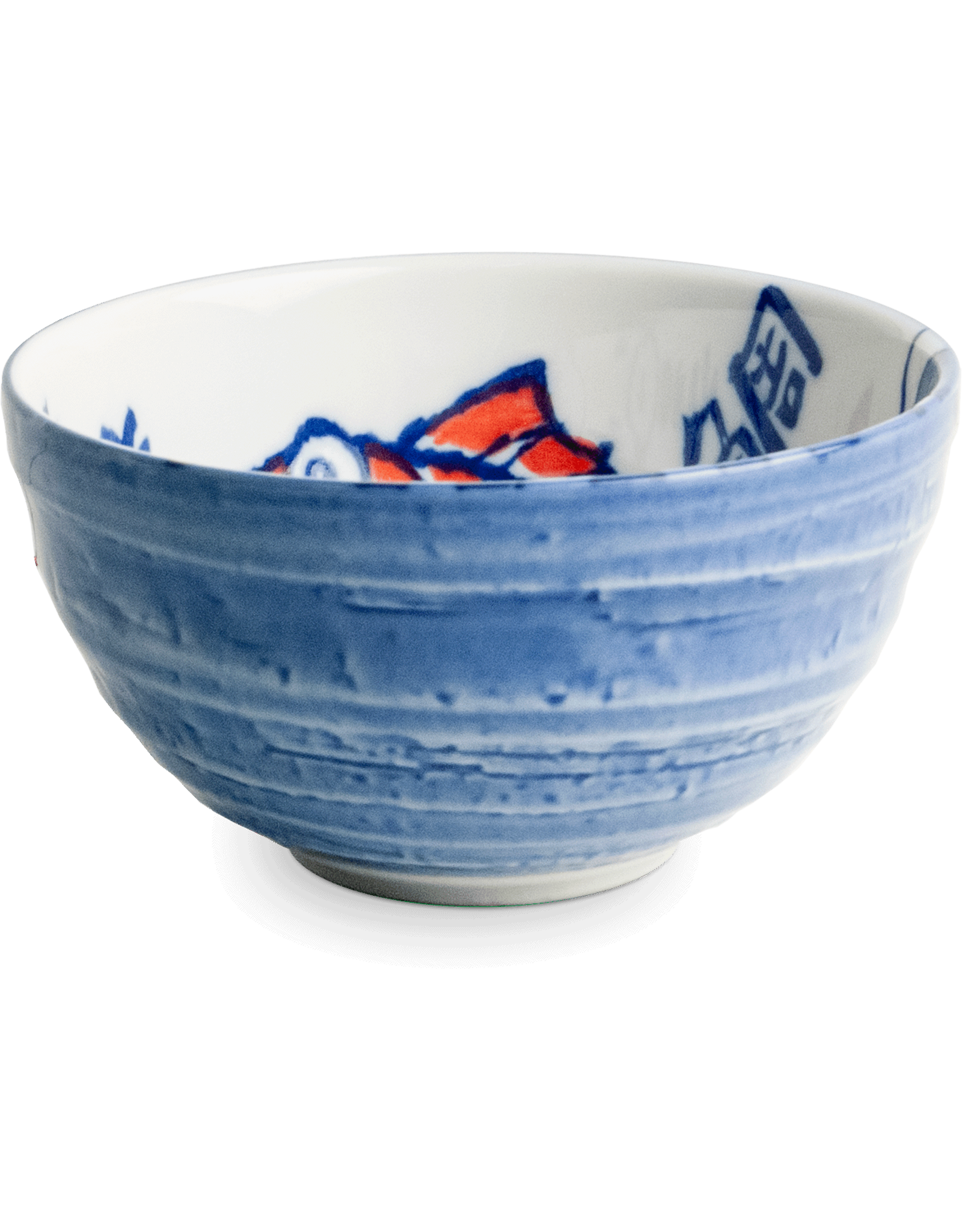 EDO Japan Bowl / Kom  Sakana, porselein, 13,5x7cm, Japans