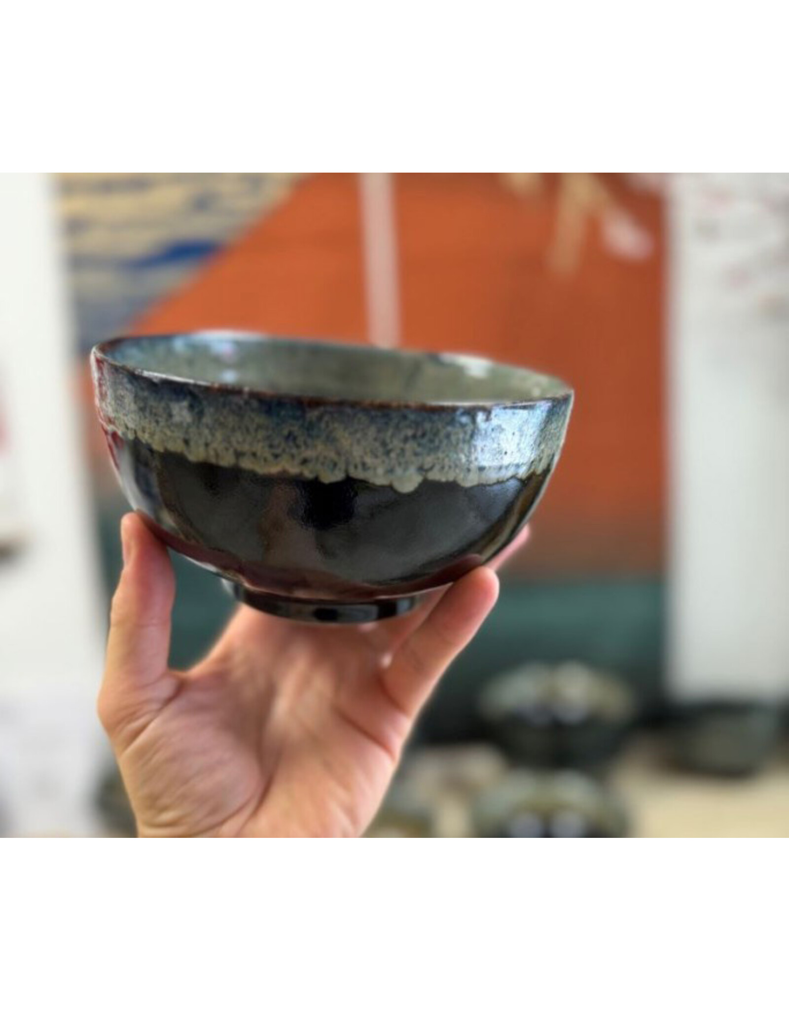 EDO Japan Matcha Bowl 22cm 13cm H7cm Maguma, Japanese