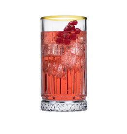 Stylepoint Elysia long drink glas met gouden rand 445ml