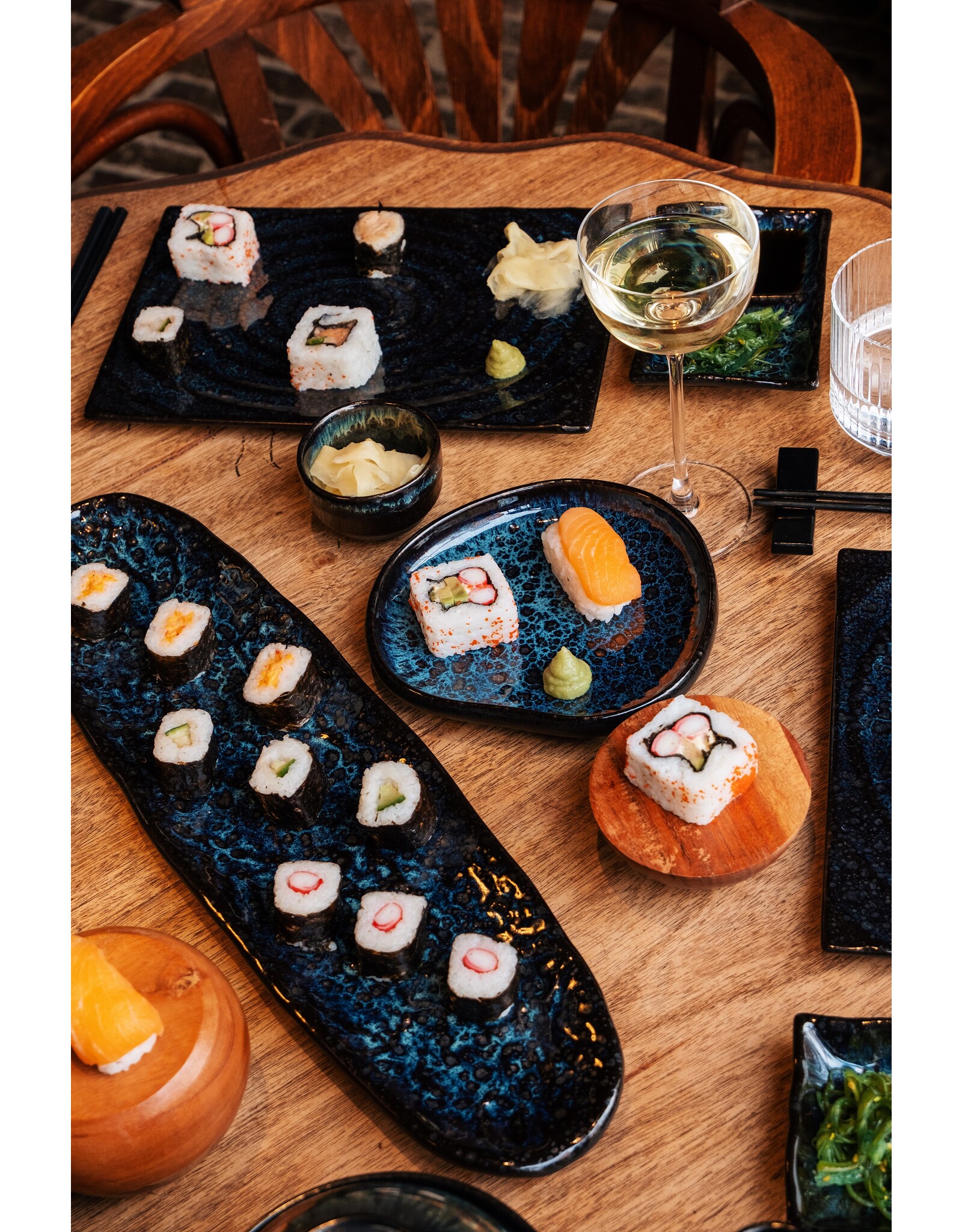 Stylepoint Sakura Blue plate rectangular 25,7x16,7 cm