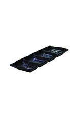 Stylepoint Sauce dish Sakura Blue, rectangular, 4 sections, 26.4x9cm