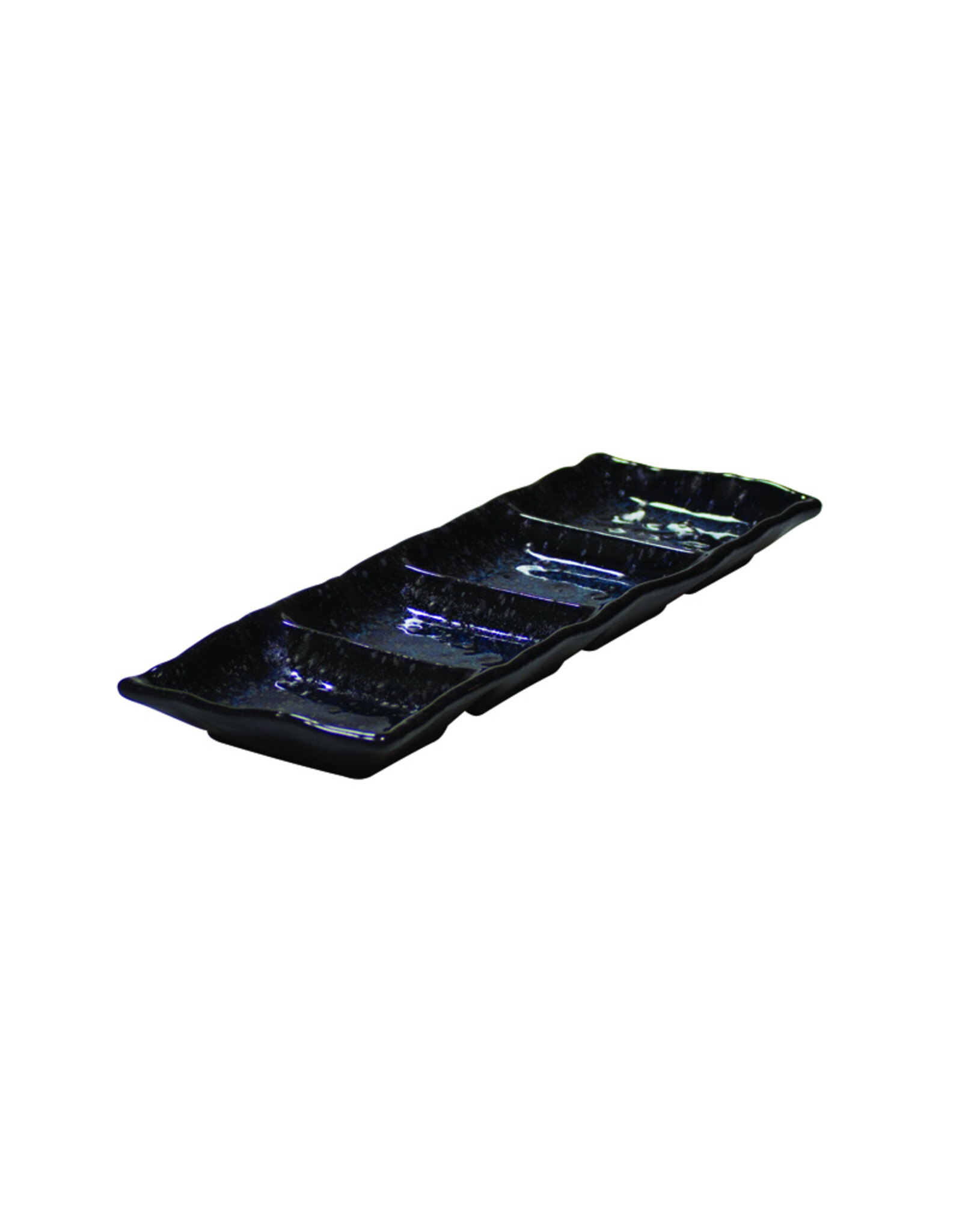 Stylepoint Sauce dish Sakura Blue, rectangular, 4 sections, 26.4x9cm
