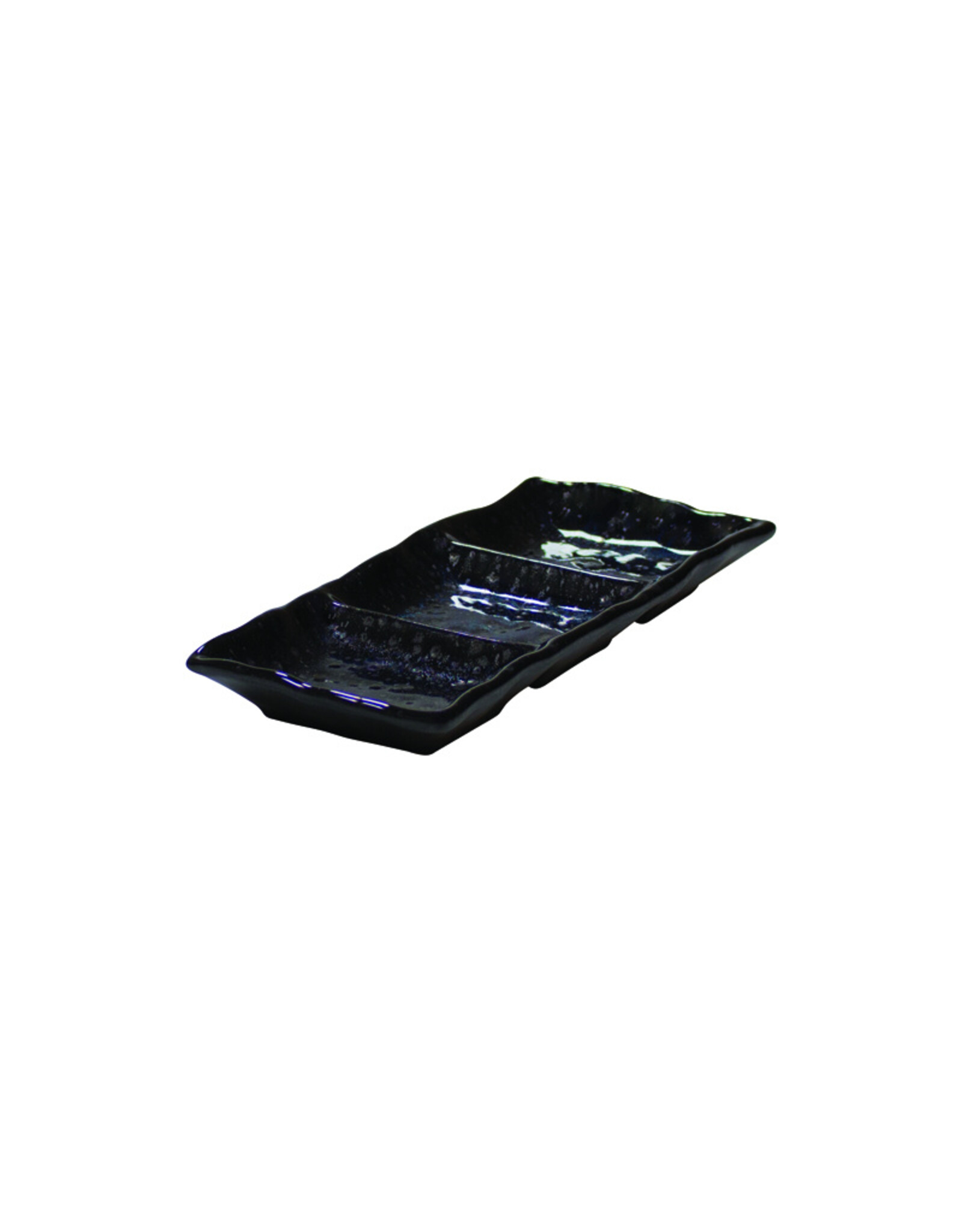 Stylepoint Sauce dish Sakura Blue, rectangular, 3 sections, 19.8x9cm