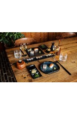 Stylepoint Sauce dish Sakura Blue, rectangular, 2 sections, 13.3x9cm