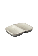 Stylepoint Sauce dish Cleo, rectangular, 2 sections, 9,3x7x1,5 cm