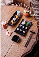 Stylepoint Sauce dish Cleo, rectangular, 2 sections, 9,3x7x1,5 cm