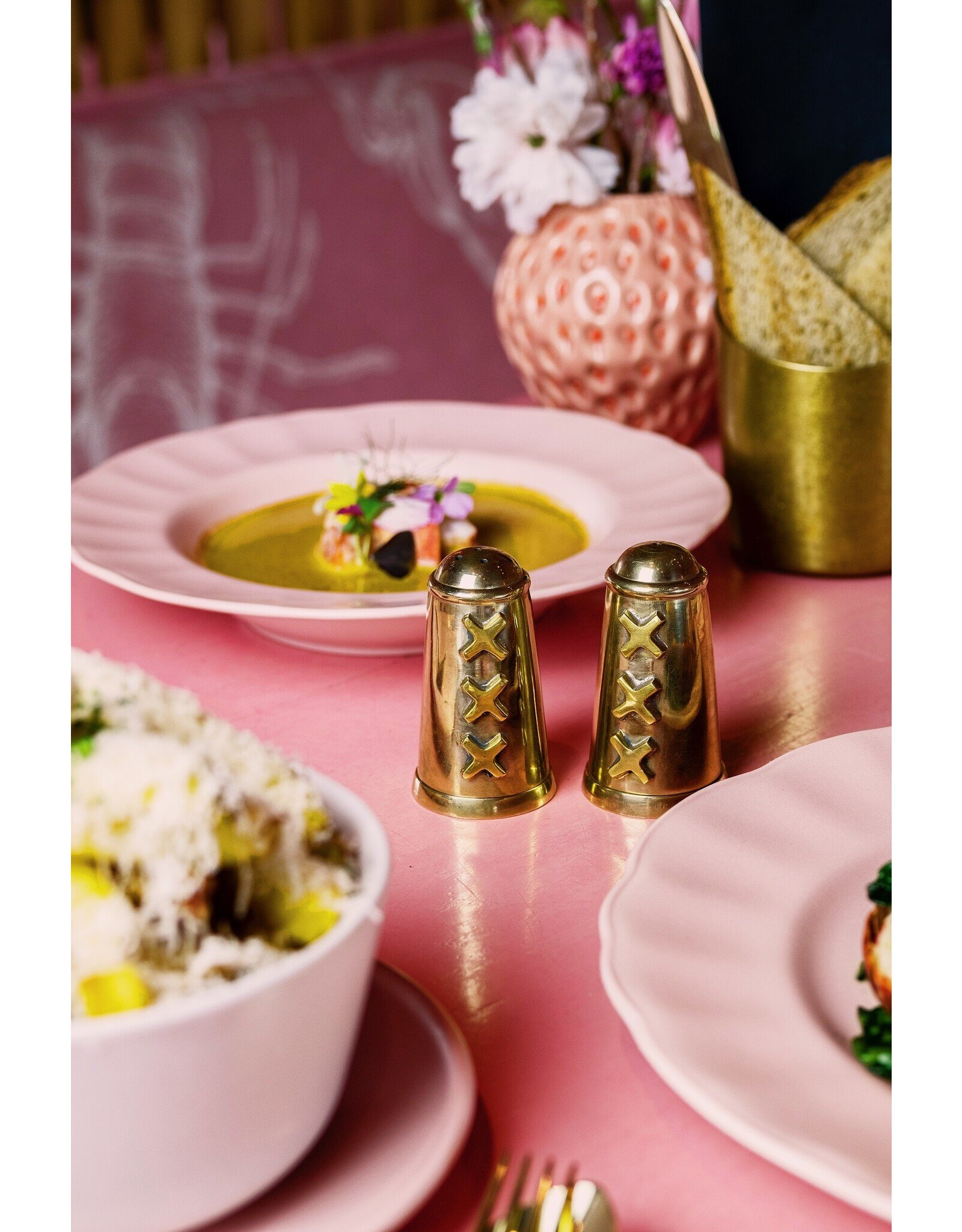 Stylepoint Blossom diep bordmat  roze 23cm