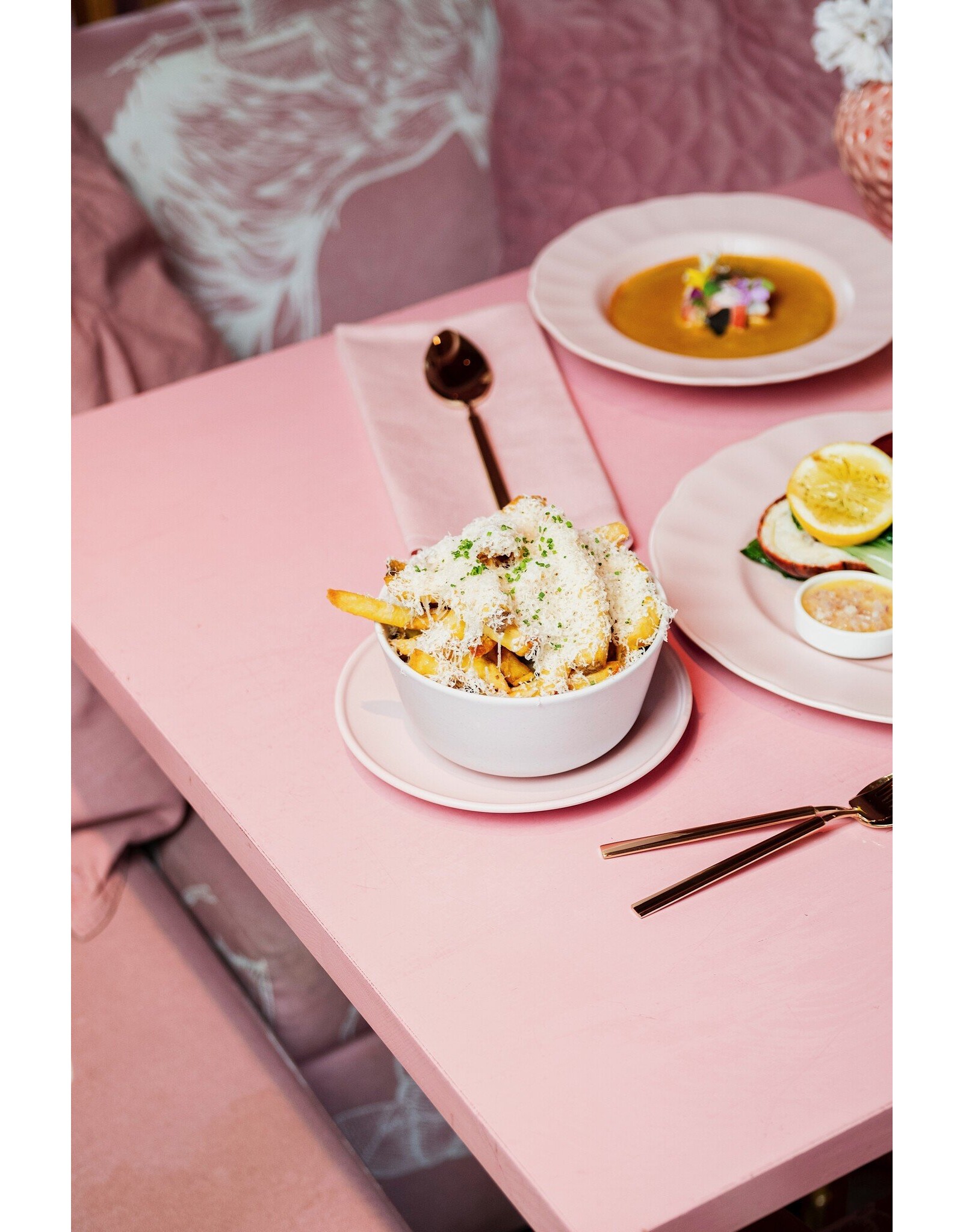 Stylepoint Blossom diep bordmat  roze 23cm