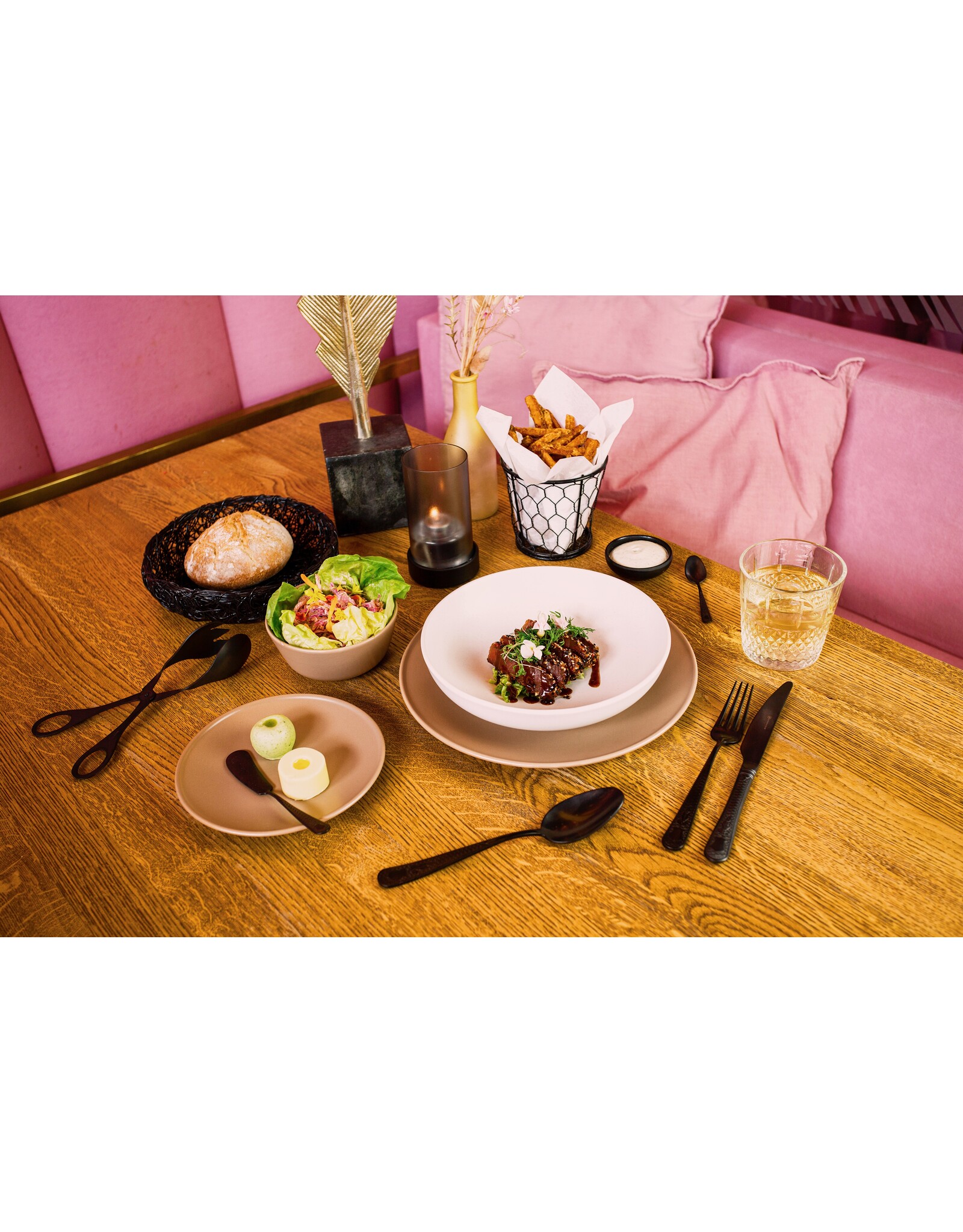 Stylepoint Hygge deep plate matte pink 23cm - 5 year chip warranty