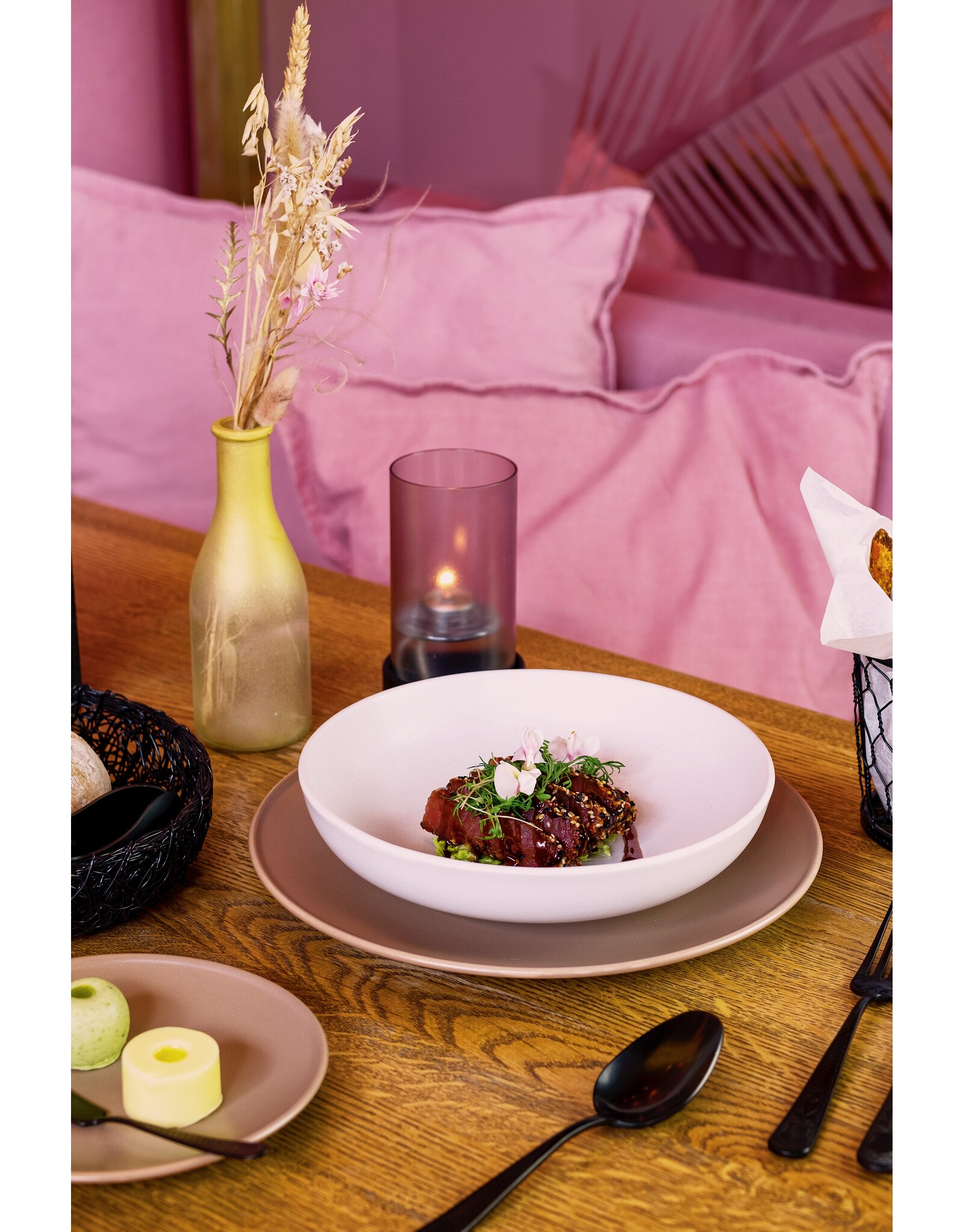 Stylepoint Hygge deep plate matte pink 23cm - 5 year chip warranty