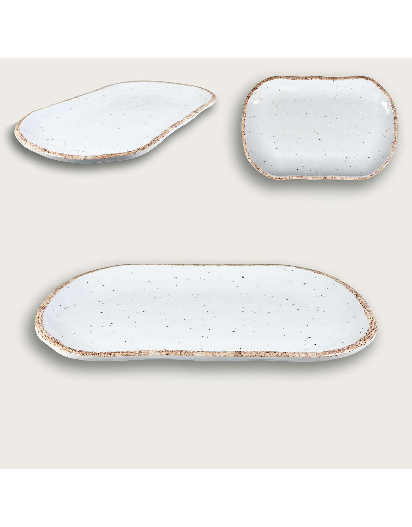 Arca Arca TIERRA White Melamine rechthoekig bord/schaal 30x20x3cm. De Tierra melamine collectie straalt eenvoud en authenticiteit uit. Ontdek de collectie in verschillende kleuren - wit, grijs en zandkleur