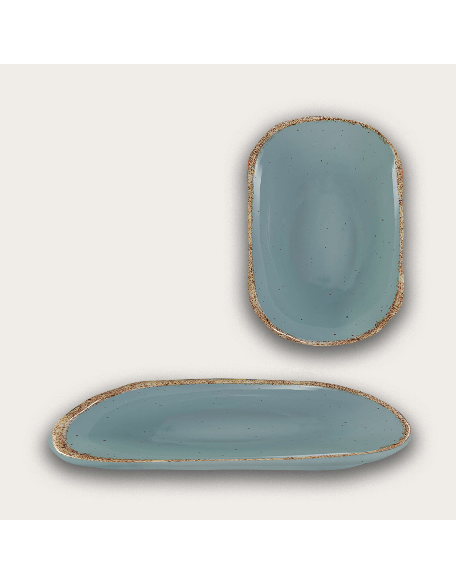 Arca Arca TIERRA Gray Melamine rechthoekig bord/schaal 36x23x3cm. De Tierra melamine collectie straalt eenvoud en authenticiteit uit. Ontdek de collectie in verschillende kleuren - wit, grijs en zandkleur