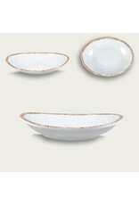 Arca Arca TIERRA White Melamine ovaal bord/schaal 23x17x4cm . De Tierra melamine collectie straalt eenvoud en authenticiteit uit. Ontdek de collectie in verschillende kleuren - wit, grijs en zandkleur