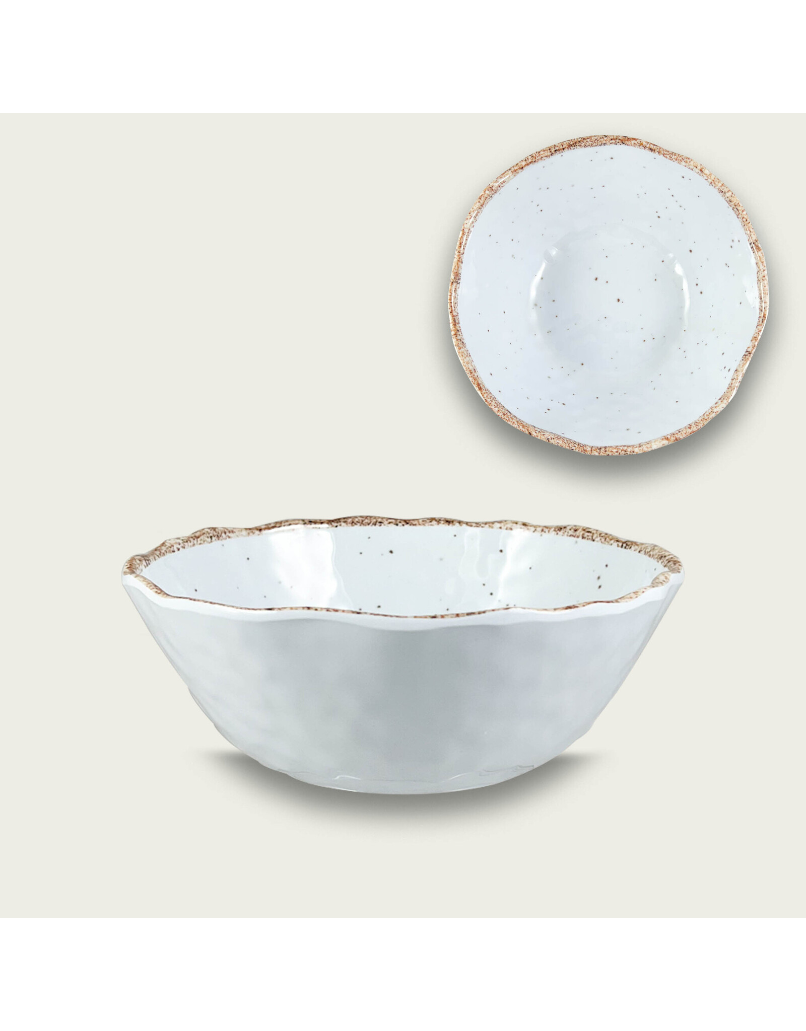 Arca Arca TIERRA White Melamine kom 16x6cm. De Tierra melamine collectie straalt eenvoud en authenticiteit uit. Ontdek de collectie in verschillende kleuren - wit, grijs en zandkleur