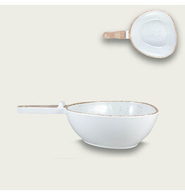 Arca Arca TIERRA White Melamine bowl with handle 31x21x8cm