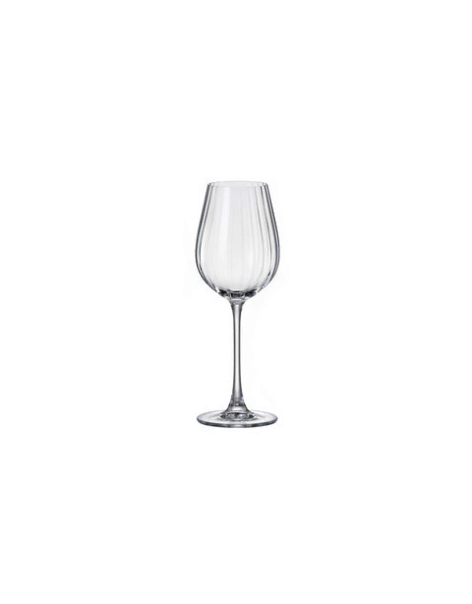 Stylepoint Columba Optic wine glass 400ml, extra strong crystal glass with titanium coating