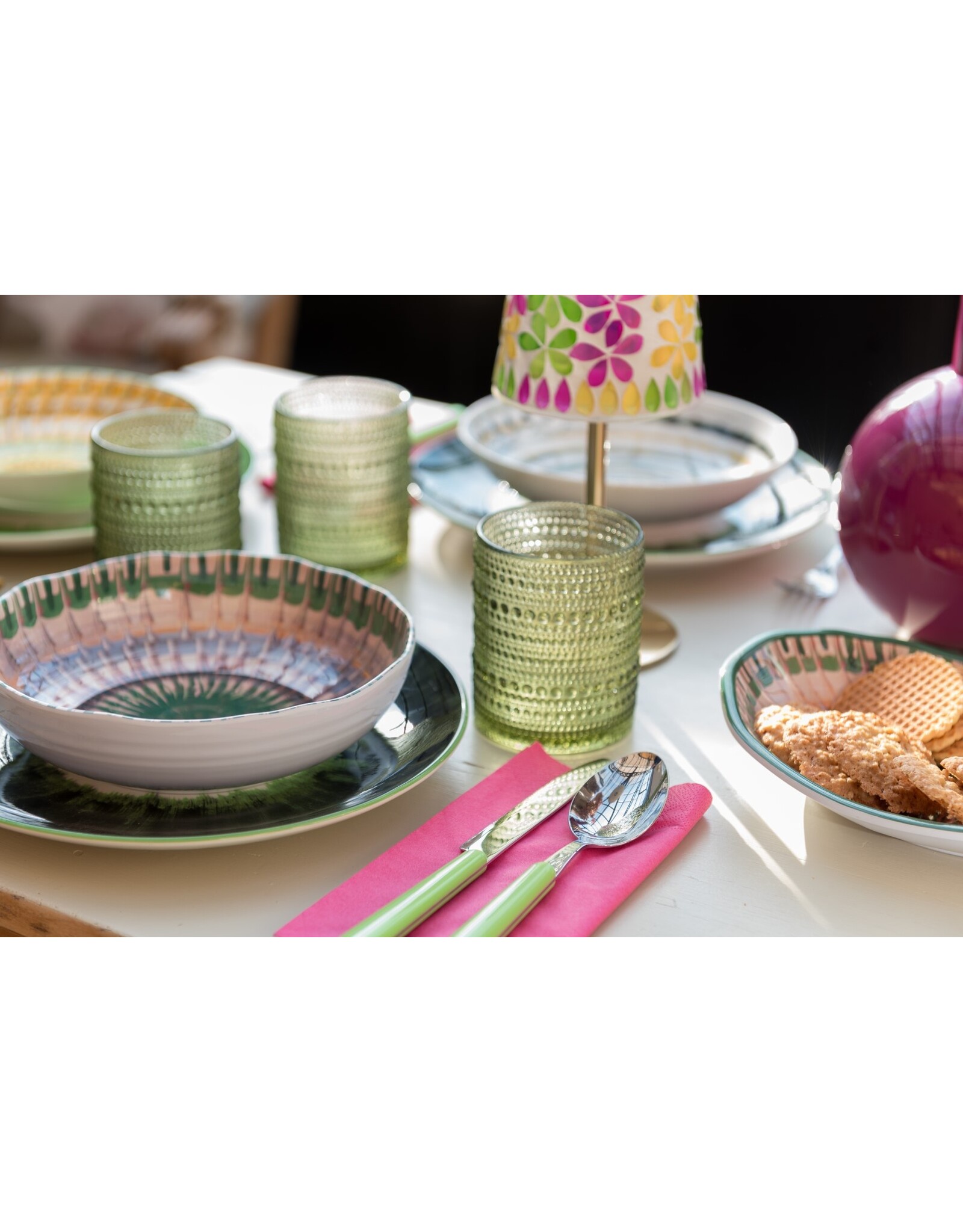 Arca Tumbler Arca Serenity, groen, 300ml, , 6-pack, water/c/mocktailglas met een unieke en robuuste look, past voor elke gelegenheid