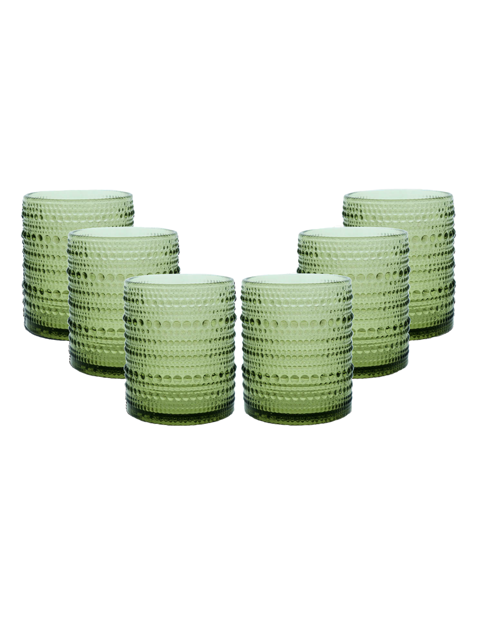 Arca Tumbler Arca Serenity, green, 300ml, 6-pack, water/c/mocktailglass  with a unique and robust look, suitable for any occasion