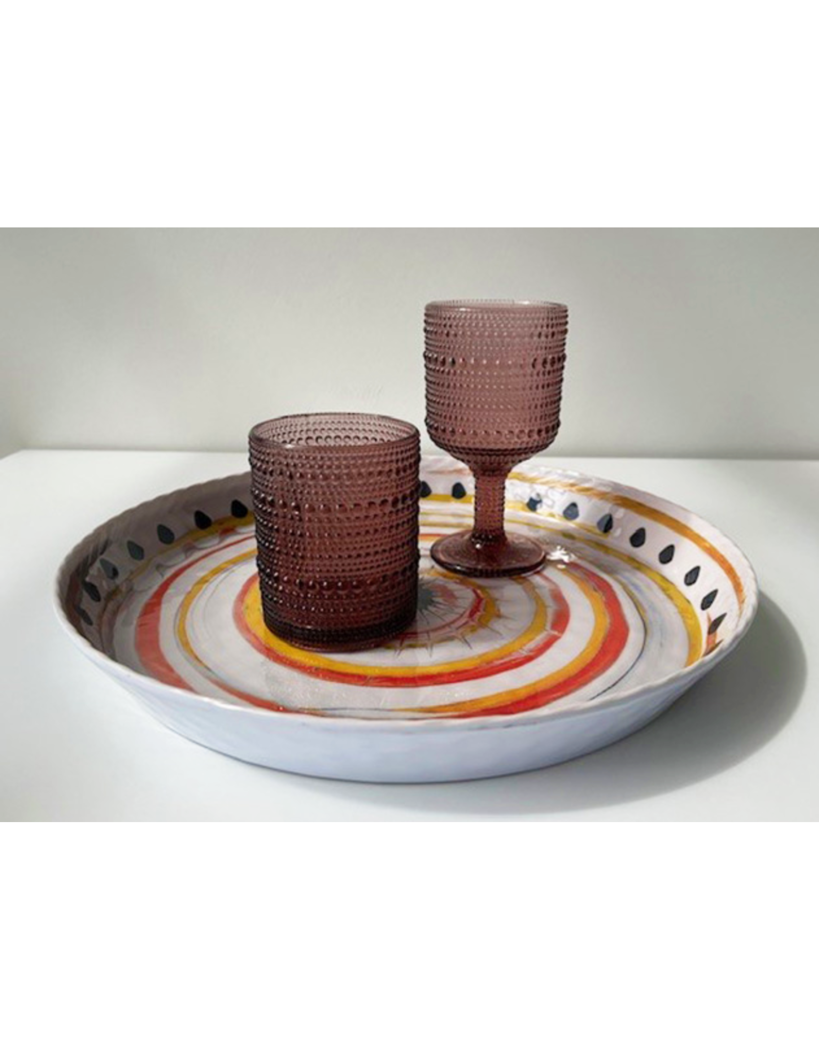 Arca Wine glass Arca Serenity, purple, 250ml, 6-pack, water/c/mocktailglass  with a unique and robust look, suitable for any occasion