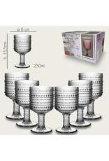 Arca Wine glass Arca Serenity, clear, 250ml, 6-pack, water/c/mocktailglass  with a unique and robust look, suitable for any occasion