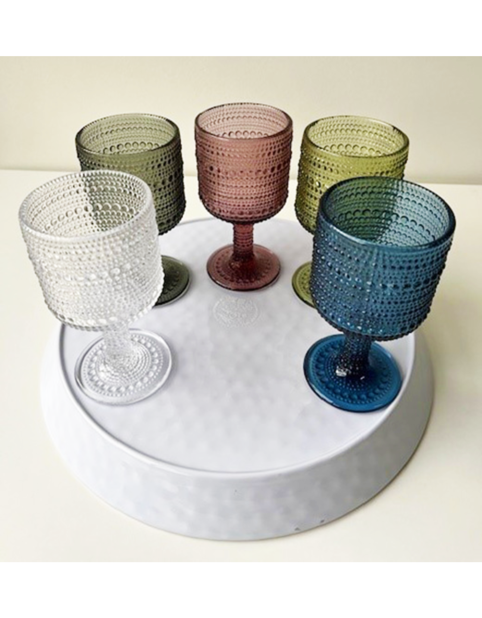 Arca Wine glass Arca Serenity, blue, 250ml, 6-pack, water/c/mocktailglass  with a unique and robust look, suitable for any occasion