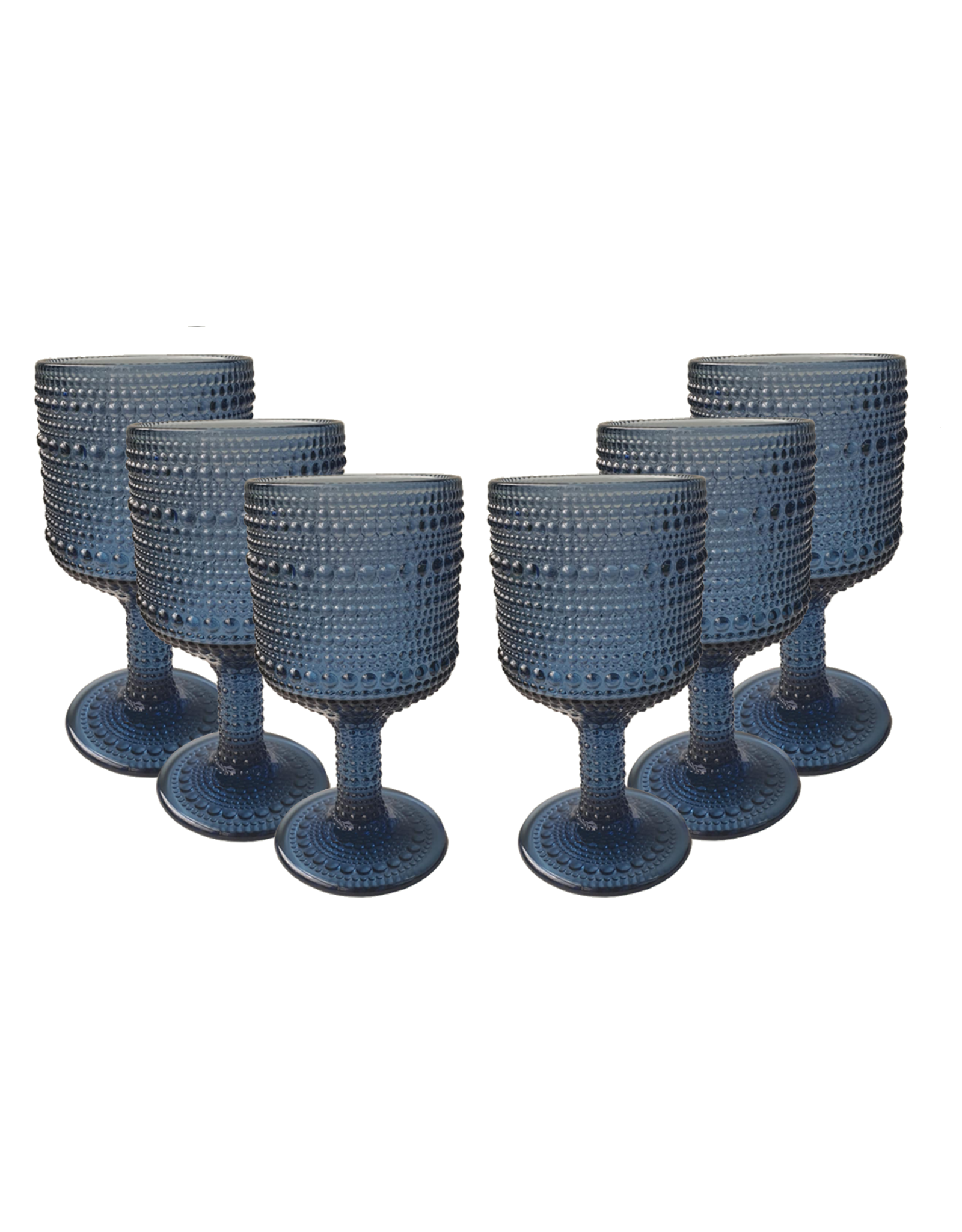 Arca Wijnglas  Arca Serenity, blauw, 250ml, 6-pack, water/c/mocktailglas met een unieke en robuuste look, past voor elke gelegenheid