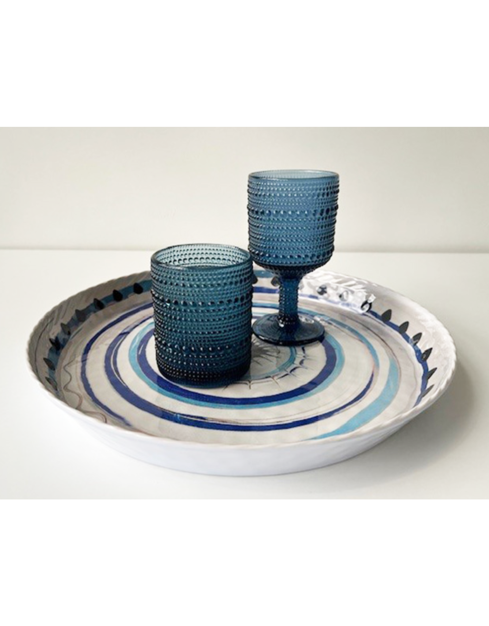 Arca Wijnglas  Arca Serenity, blauw, 250ml, 6-pack, water/c/mocktailglas met een unieke en robuuste look, past voor elke gelegenheid