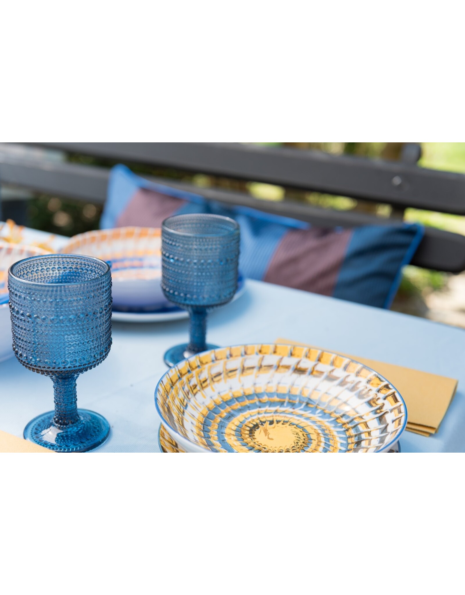 Arca Wijnglas  Arca Serenity, blauw, 250ml, 6-pack, water/c/mocktailglas met een unieke en robuuste look, past voor elke gelegenheid