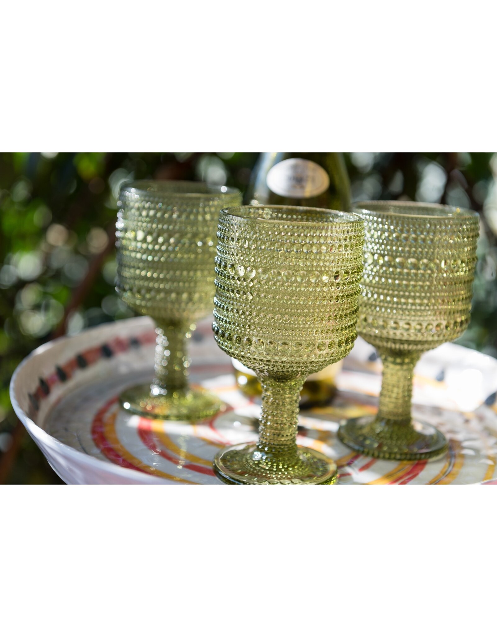 Arca Wine glass Arca Serenity, green, 250ml, 6-pack, water/c/mocktailglass  with a unique and robust look, suitable for any occasion