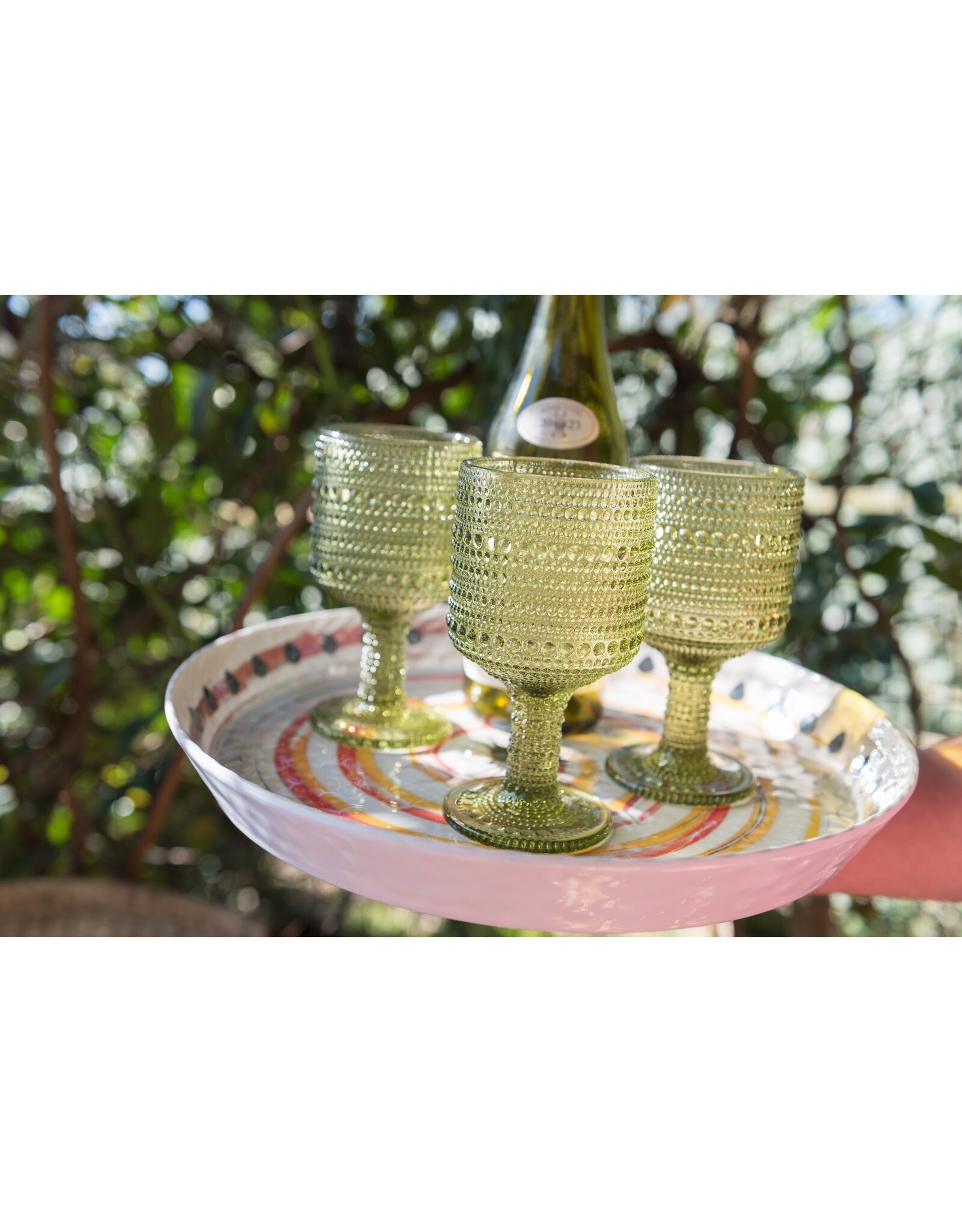 Arca Wine glass Arca Serenity, green, 250ml, 6-pack, water/c/mocktailglass  with a unique and robust look, suitable for any occasion