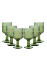 Arca Wijnglas  Arca Serenity, groen, 250ml, 6-pack, water/c/mocktailglas met een unieke en robuuste look, past voor elke gelegenheid