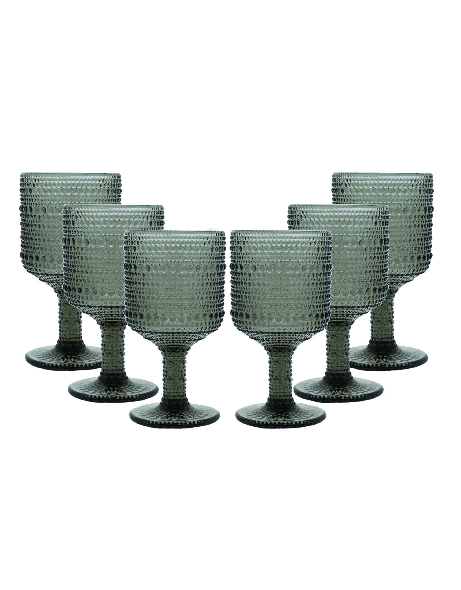 Arca Wijnglas  Arca Serenity, grijs, 250ml, 6-pack, water/c/mocktailglas met een unieke en robuuste look, past voor elke gelegenheid