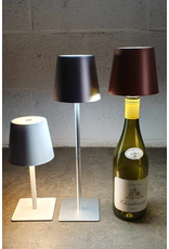 Arca Arca Wireless table lamp BOLZANO mosaic- LED - dimmable - suitable for outdoor use IP44 - incl bottle adapter