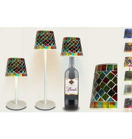 Arca Arca Wireless table lamp BOLZANO mosaic