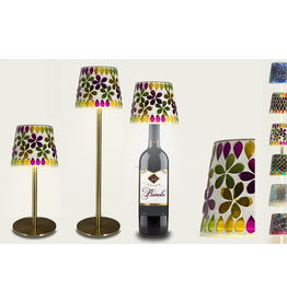 Arca Arca Wireless table lamp MONZA mosaic