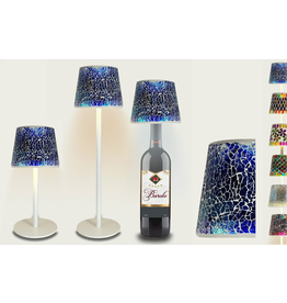 Arca Arca Wireless table lamp PARMA mosaic