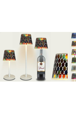Arca Arca Wireless table lamp RIMINI mosaic- LED - dimmable - suitable for outdoor use IP44 - incl bottle adapter