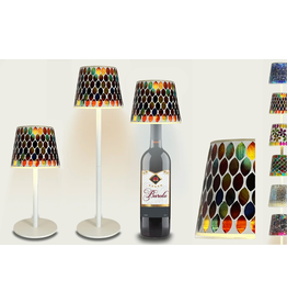 Arca Arca Wireless table lamp RIMINI mosaic