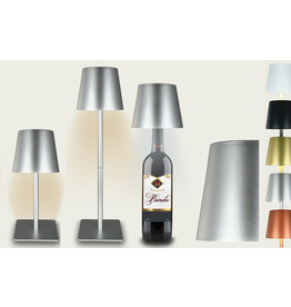 Arca Arca Draadloze Tafellamp ARGENTO - zilverkleurig
