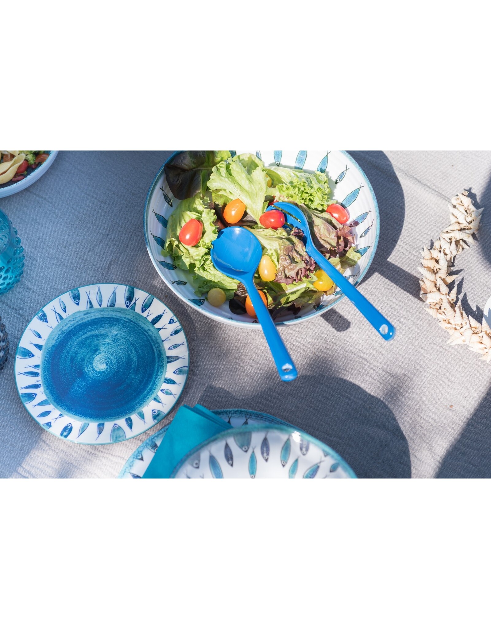 Arca Arca Fish Melamine Salad Bowl 40x7.5cm